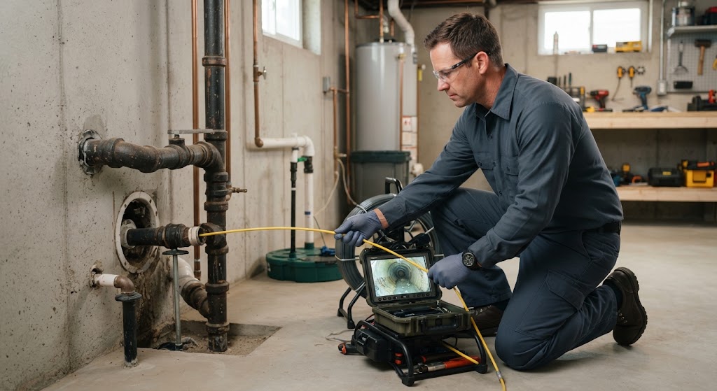 Technician leak detection consultation